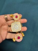 Women Dial & Bracelet Style Straps Analogue Watch -W19 - Image 5