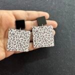 Leapord Print Earrings