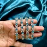 AD Bangles Set of 4 - Blue
