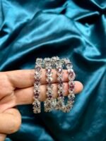 AD Bangles Set of 4 - Purple
