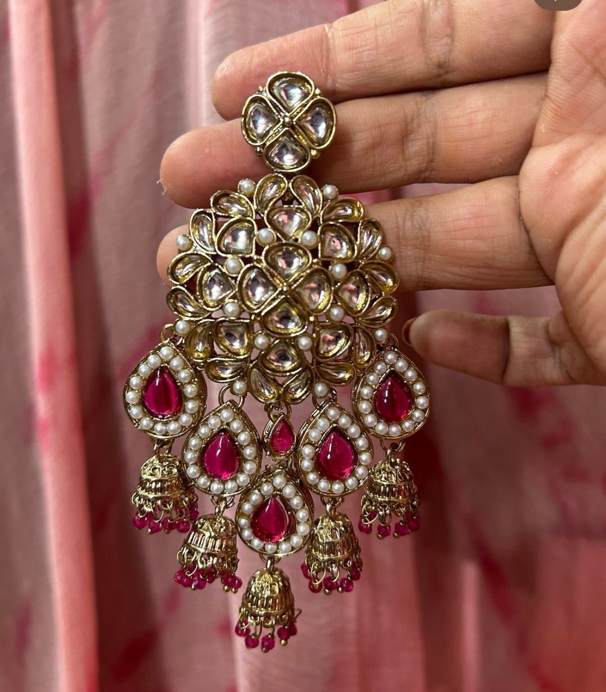Rubina earrings - Pink