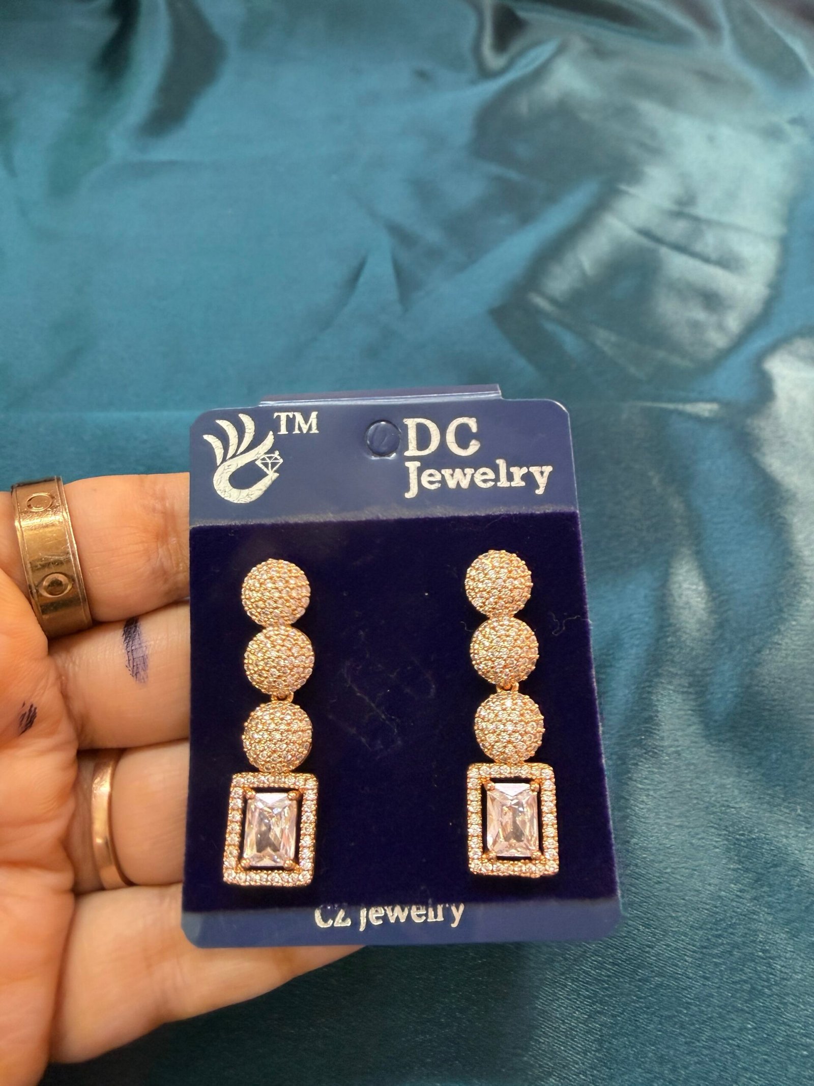 AD CZ Earrings - 8