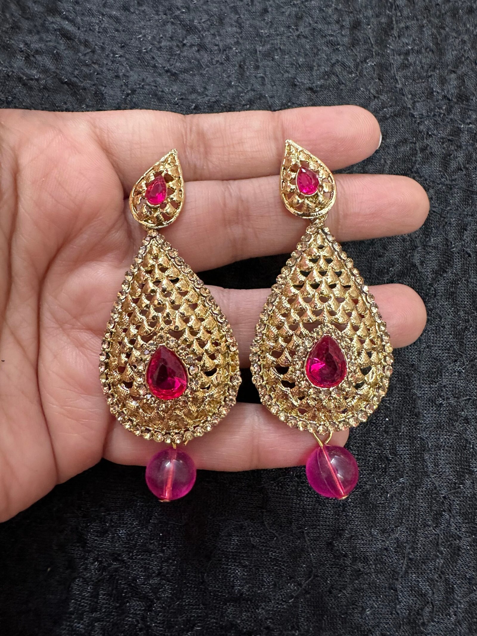Hot Pink Earrings