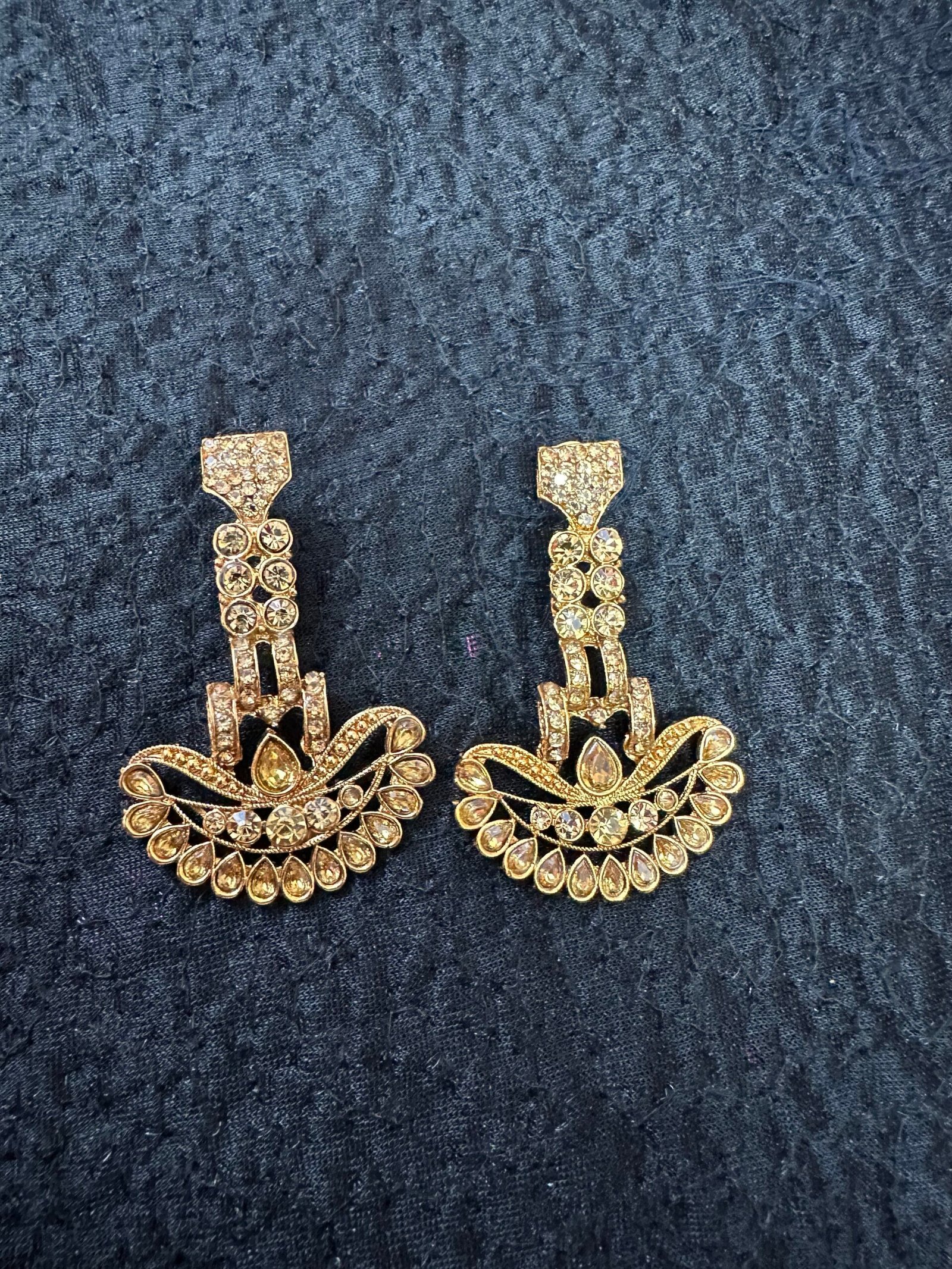 Long Bronze Earrings