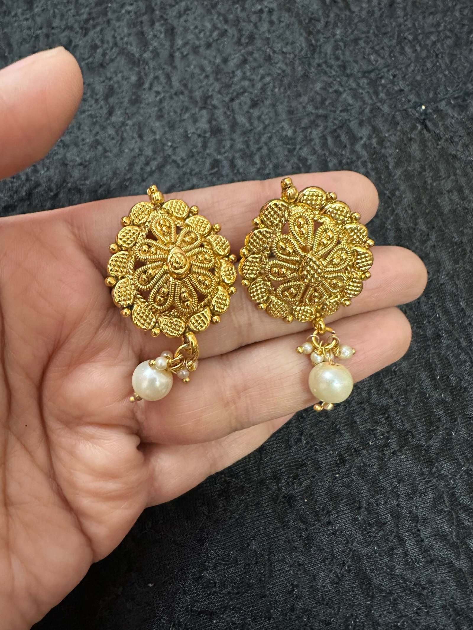 Golden Pan Studs