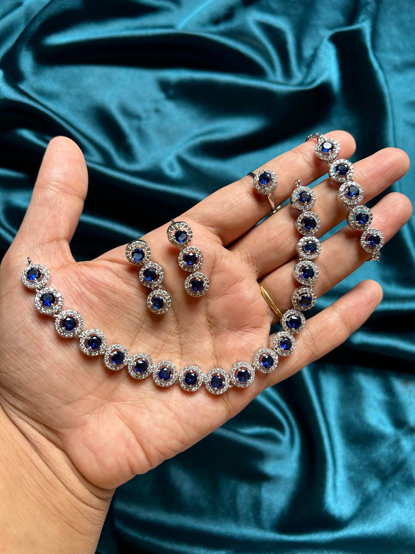 Divya AD Combo Set - Blue