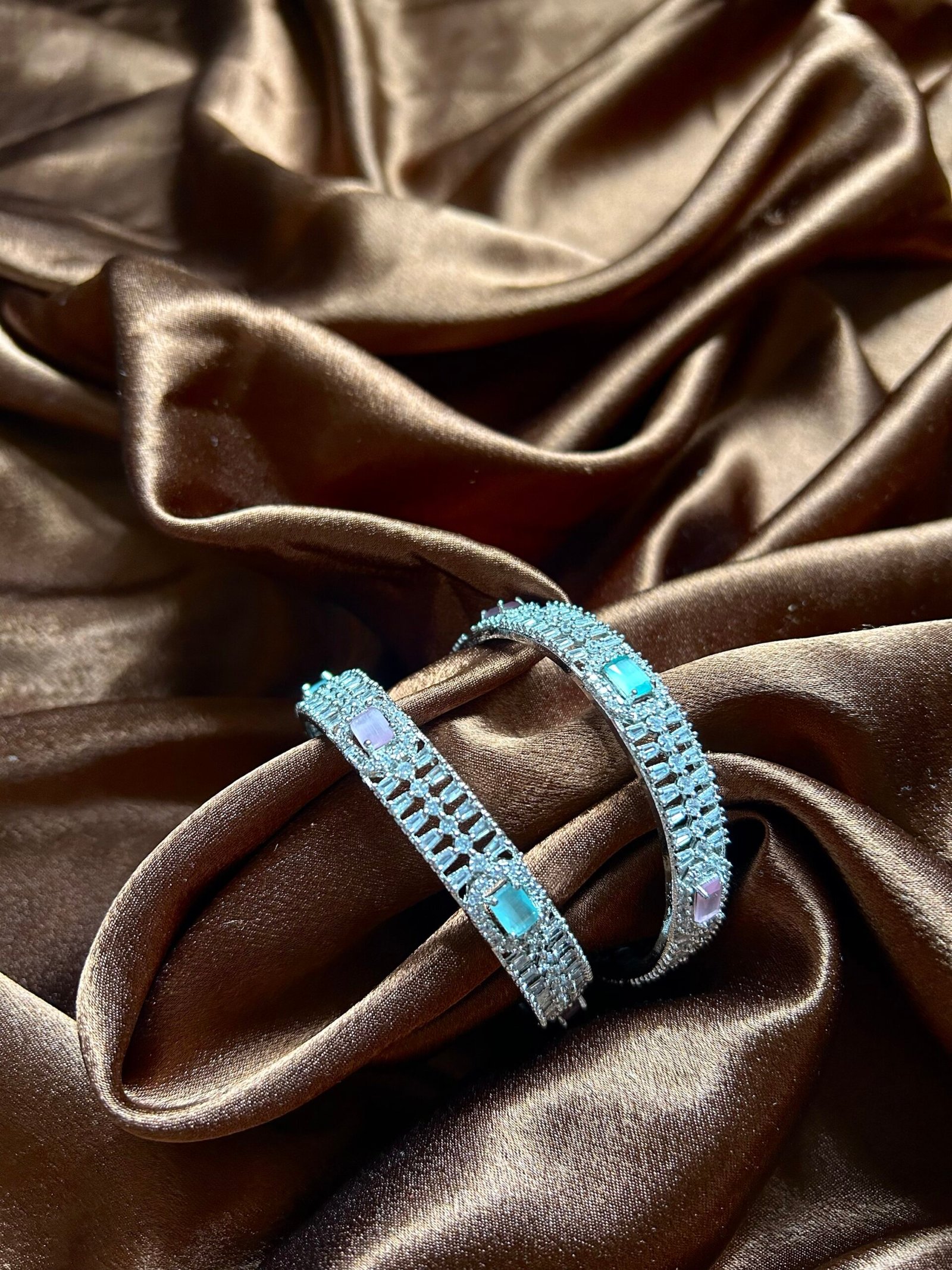 img_5849 Nisha AD Bangles Set of 2 - Mint - Image 1