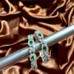 Piyu AD Bangles Set of 2 - Green