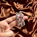 Adya AD Bangles Set of 2- Blue