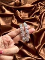 Adya AD Bangles Set of 2 - Pink