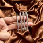 AD Bangles Set of 4 - Silver