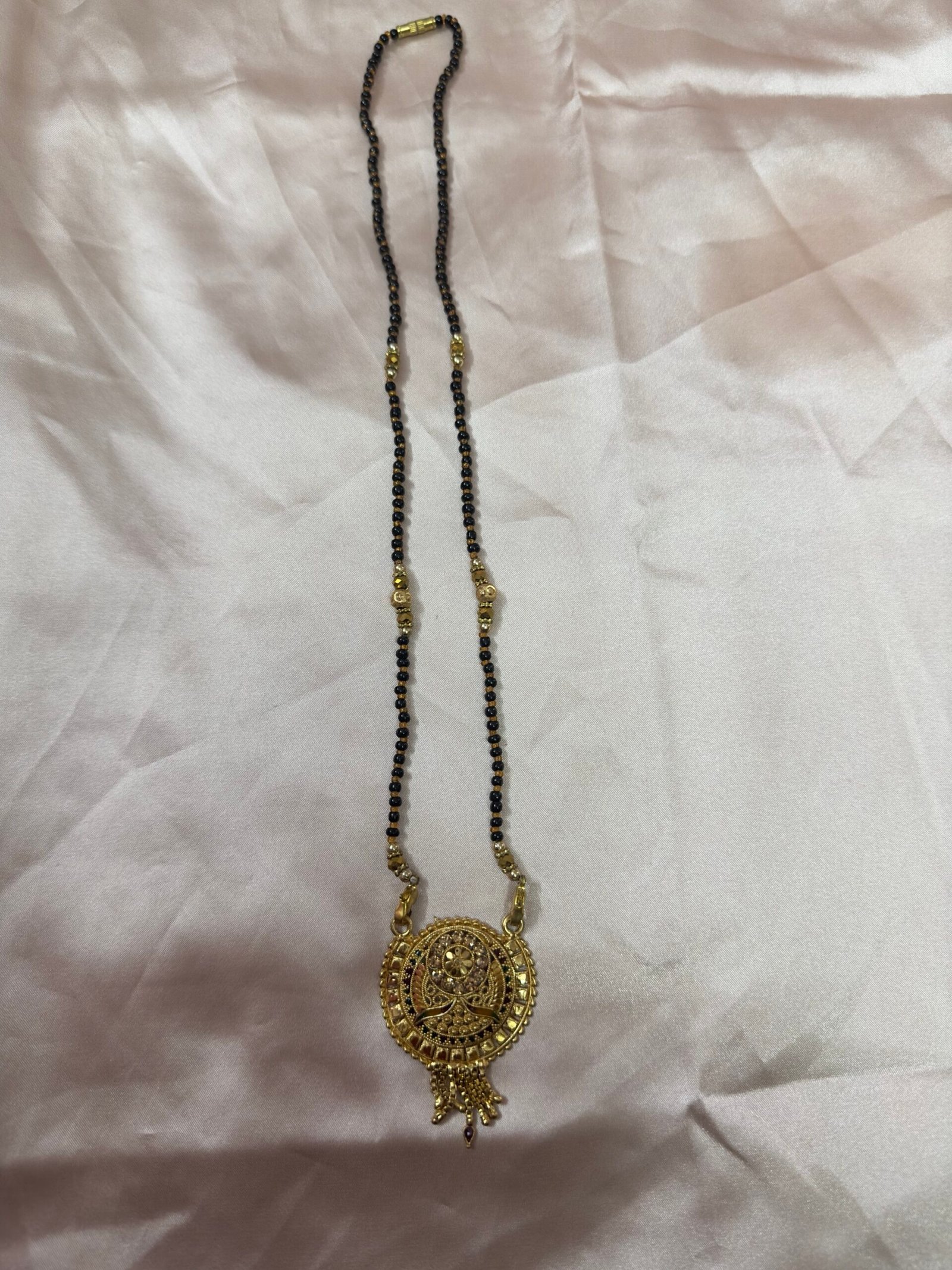 Long Mangalsutra with Round Pendant