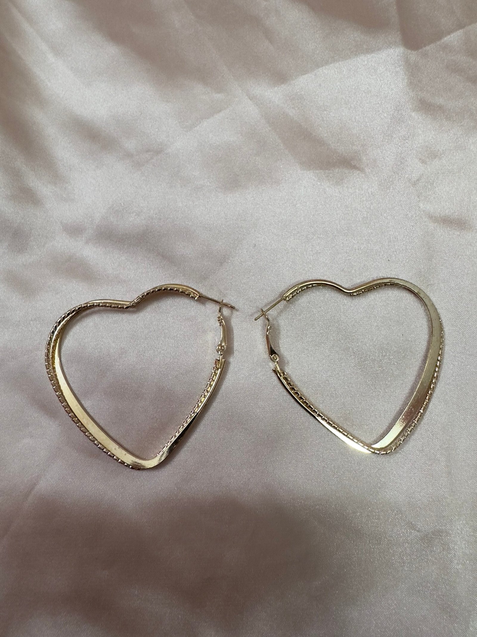 Golden Heart Earrings