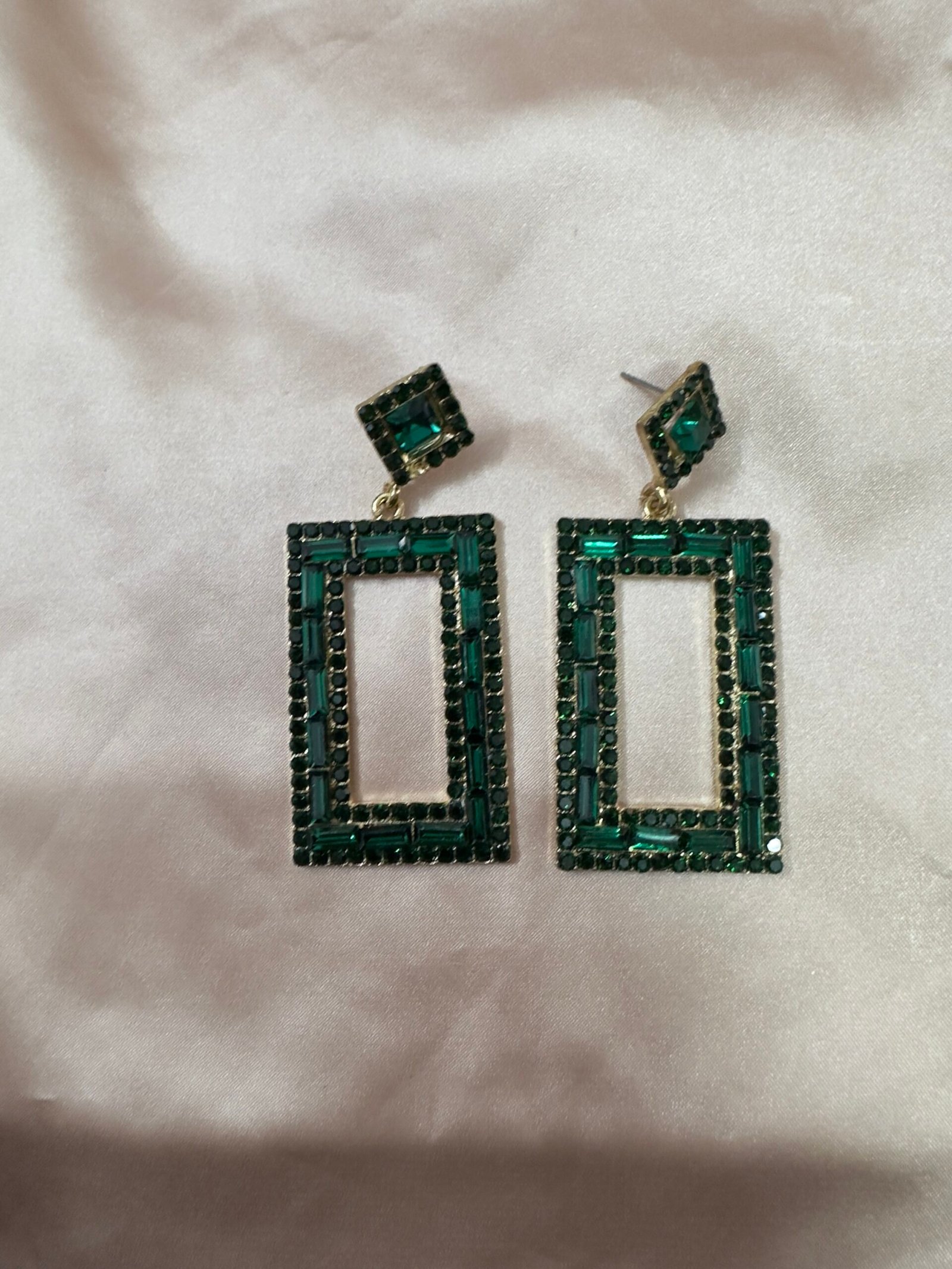 Green Earrings