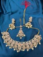 Beautiful Pakistani Set With Earrings and Mangtika - Image 2