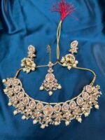 Beautiful Pakistani Set With Earrings and Mangtika - Image 3