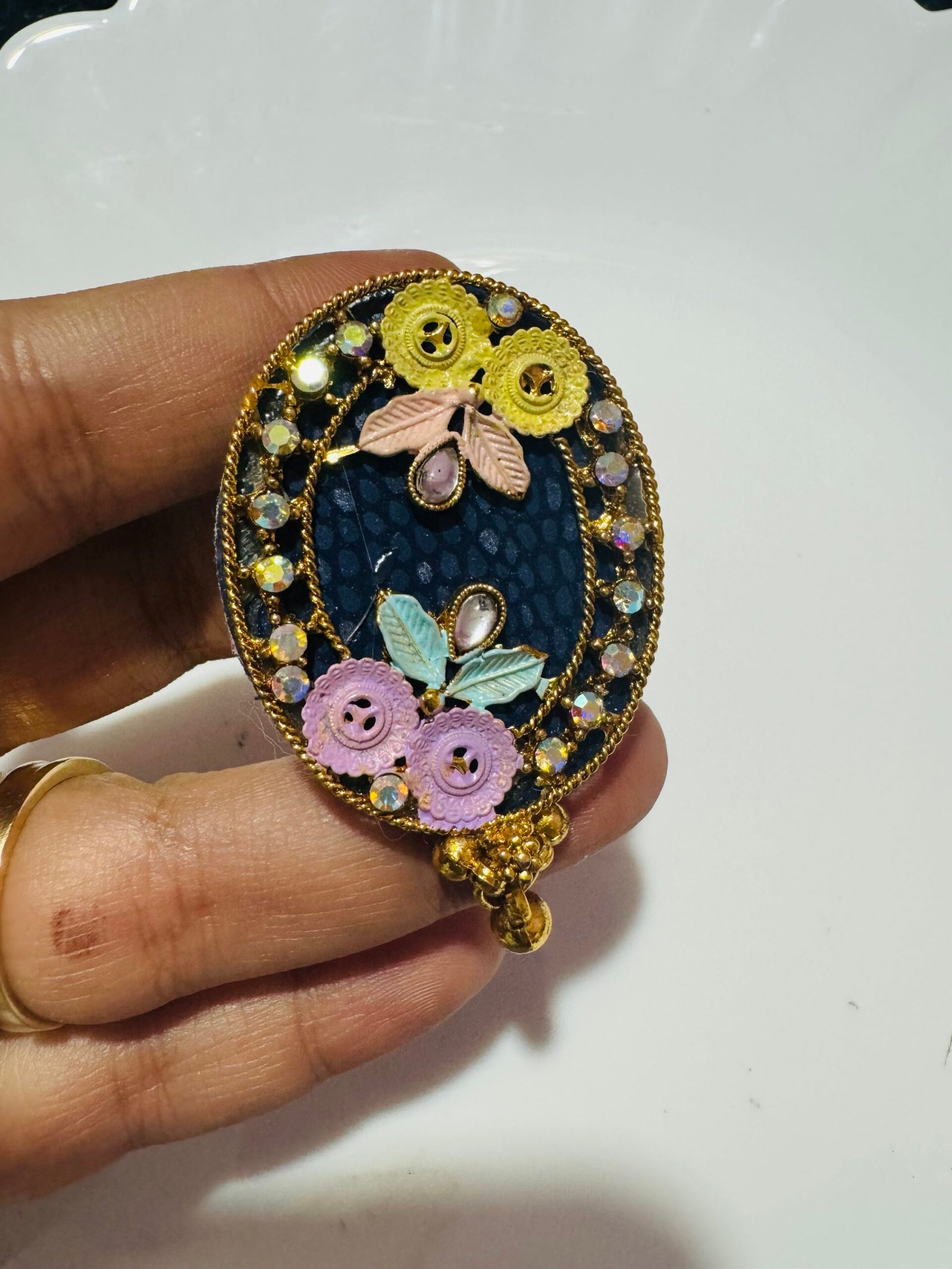 Saree Pin - Blue