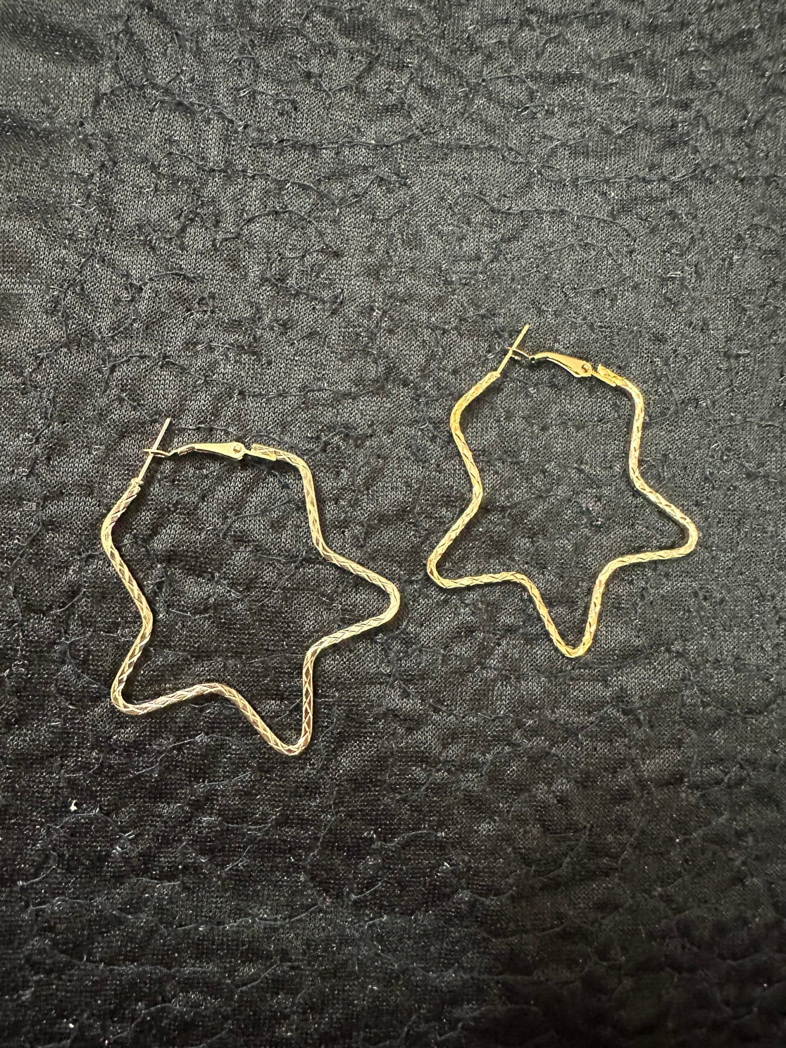Golden Star earrings