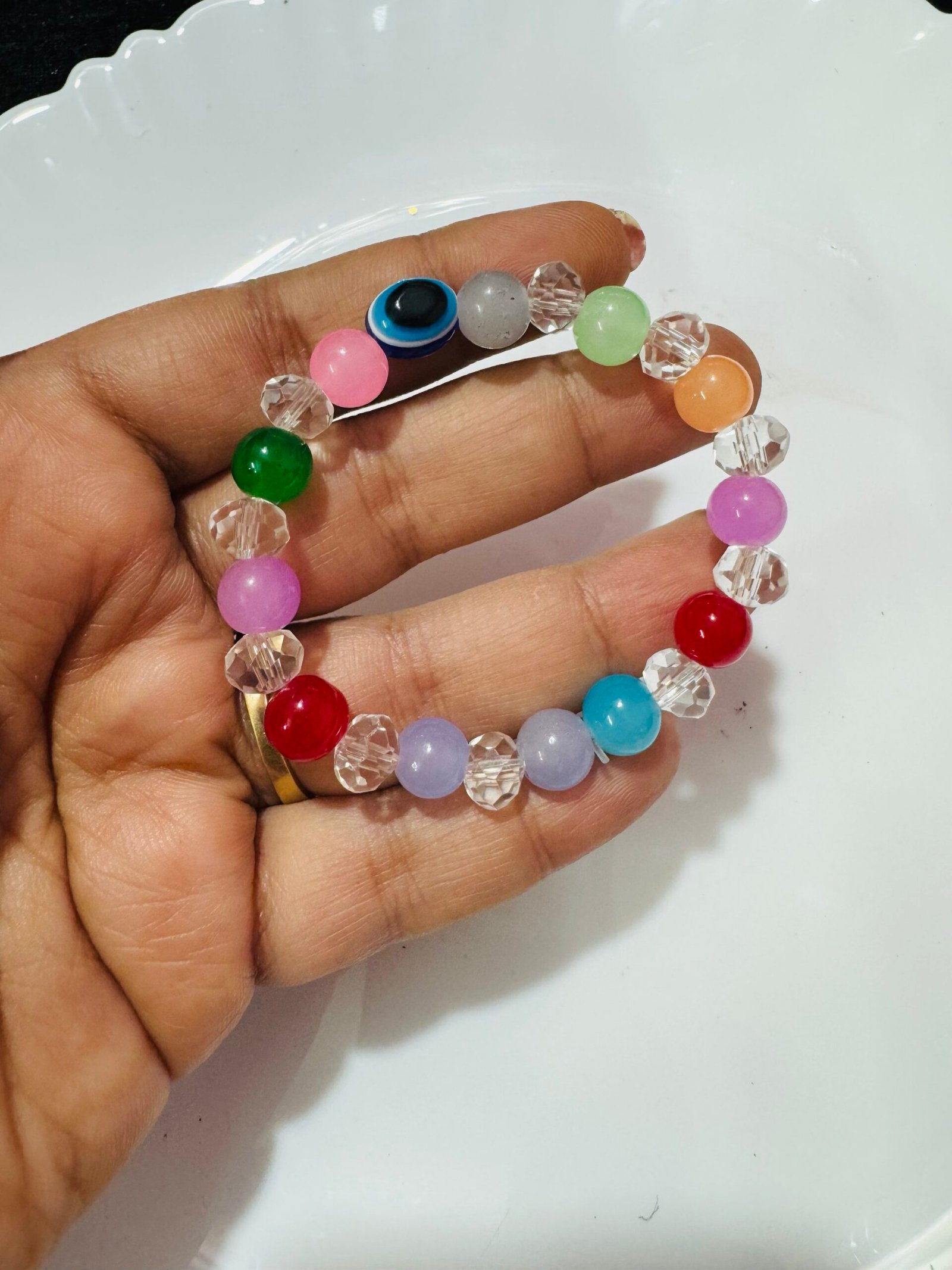 Multi Evil Eye Bracelet - Adjustable