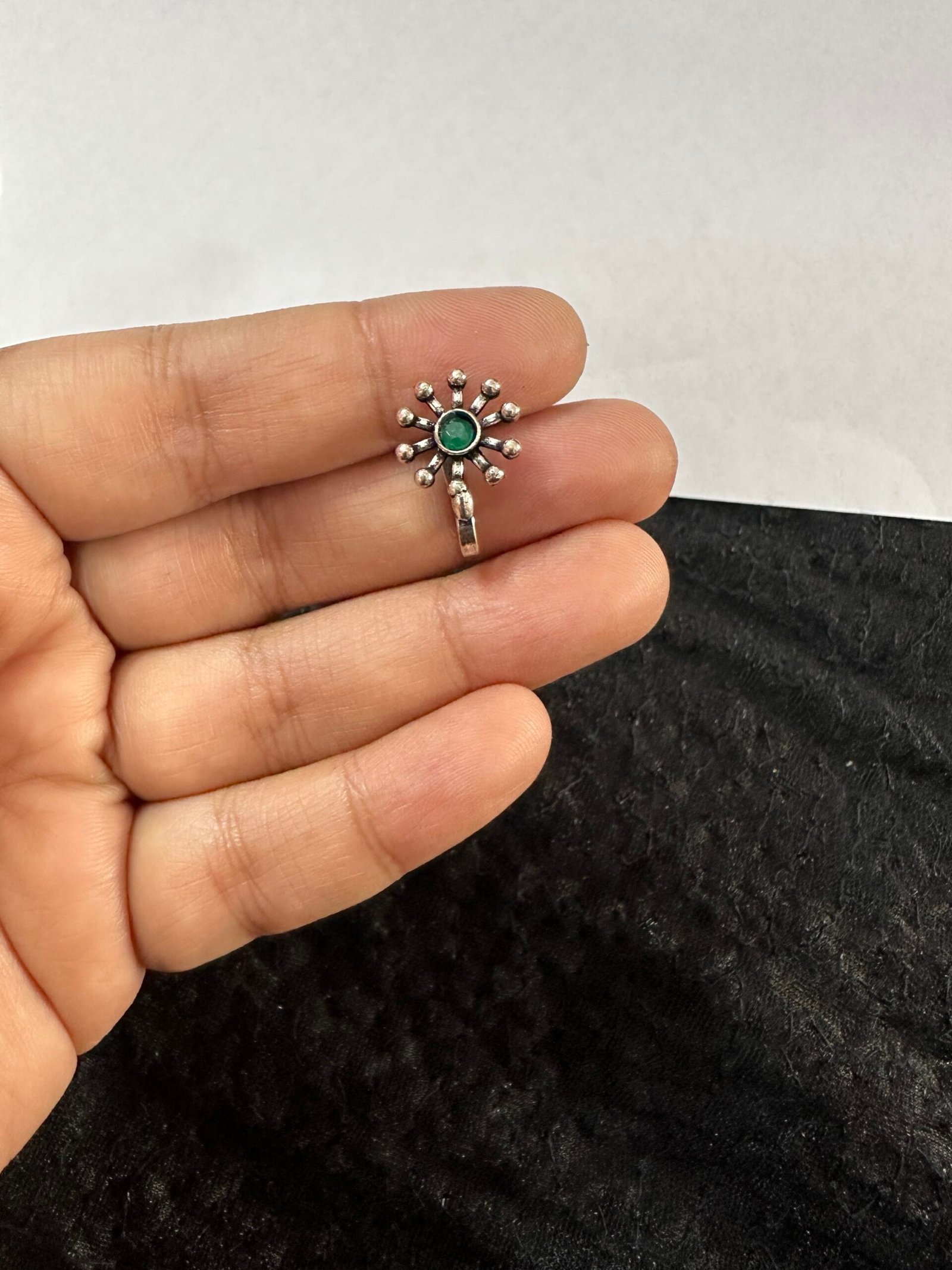 Green Nose Pin