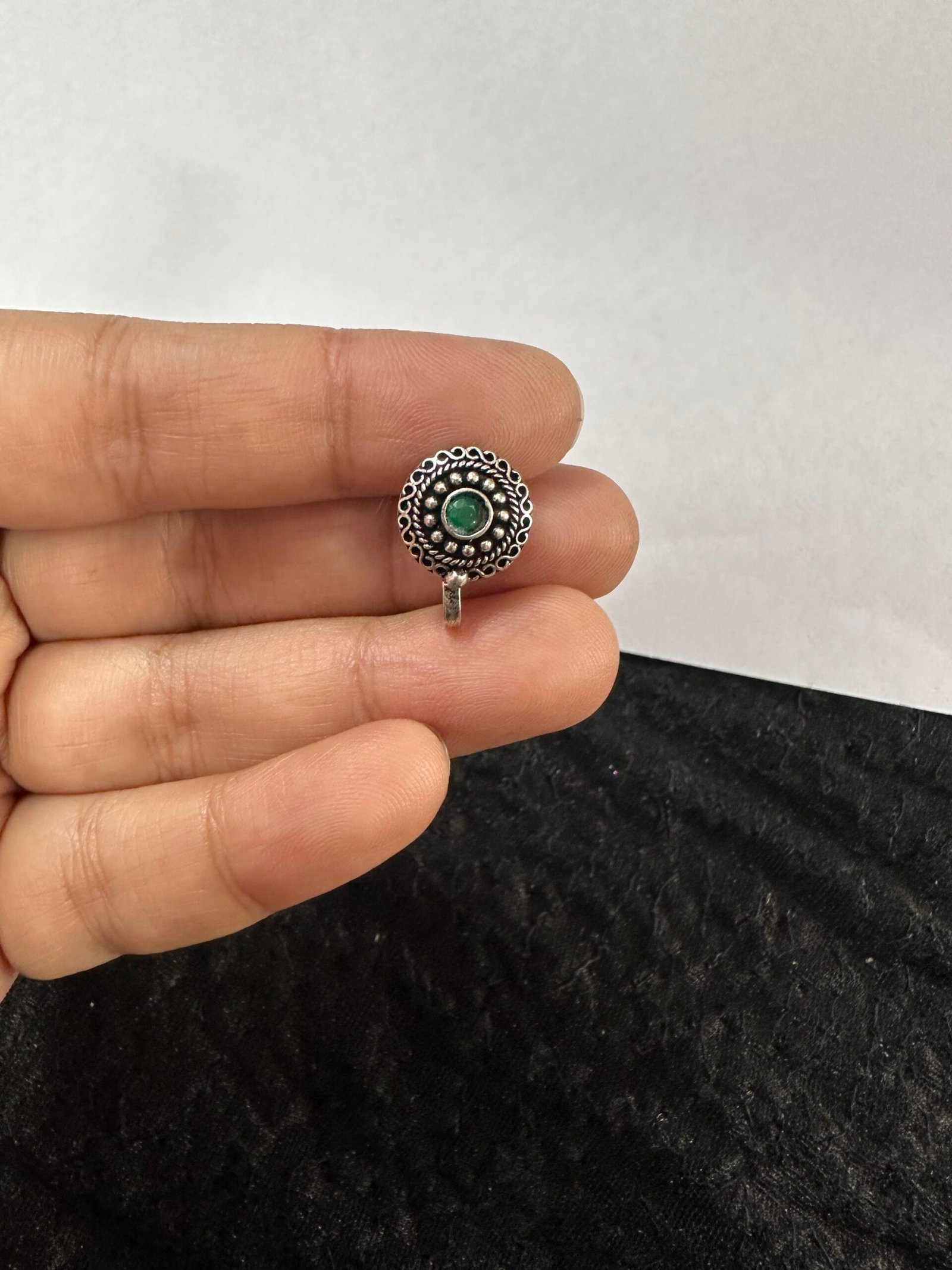 Green Nose Pin