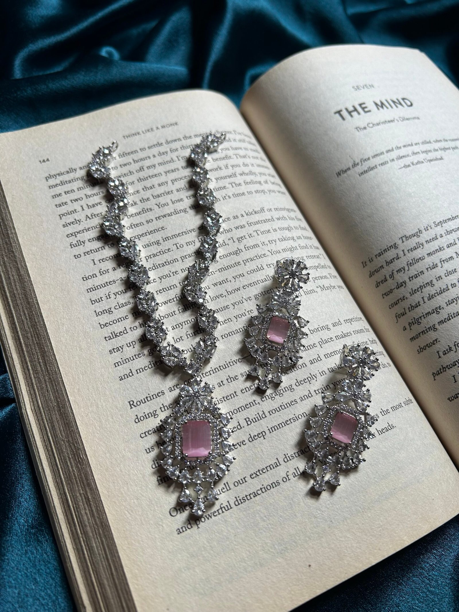 AD Pink Necklace Set