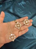 Tyani Kundan Premium Chain Pendant Set - Image 6