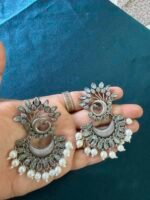 Silver Replica Earrings - Mint - Image 7