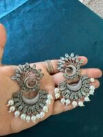 Silver Replica Earrings - Mint - Image 4