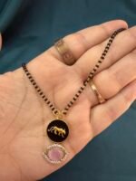 Sabya Trending Mangalsutra - Pink - Image 5