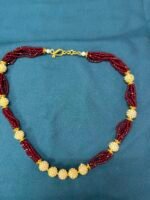 Beautiful Maroon AD Mala - Image 6