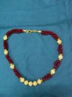 Beautiful Maroon AD Mala - Image 4