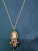 Gajra Chain with Moissanite Pendant - Image 5