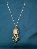 Gajra Chain with Moissanite Pendant - Image 7