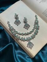 AD 2 layer Necklace Set - Mint - Image 3