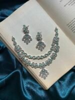 AD 2 layer Necklace Set - Mint